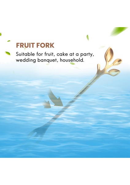 20 Adet Paslanmaz Çelik Yemek Takımı Meyve Çatalı Yemek Takımı Meze Atıştırmalık Tatlı Çatalı Mutfak Sofra Takımı Yaprak Şekli (Yurt Dışından) modelleri