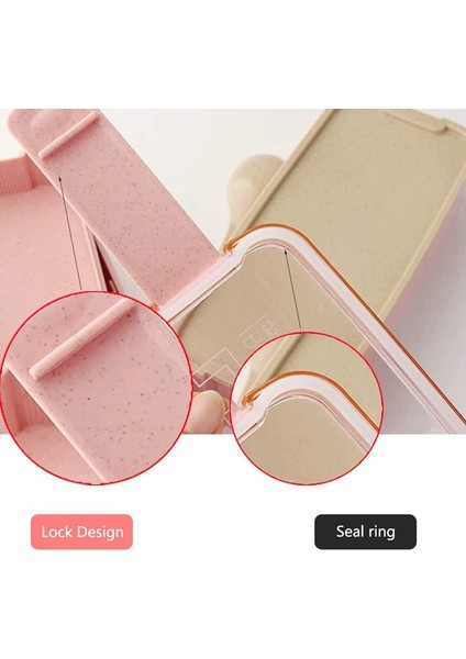 Japon Öğle Yemeği Kutusu Bento Kutusu, 3'ü 1 Arada Bölme, Buğday Samanı, Çevre Dostu Bento Öğle Yemeği Kutusu Yemek Hazırlama Kapları Bej (Yurt Dışından) fiyatları