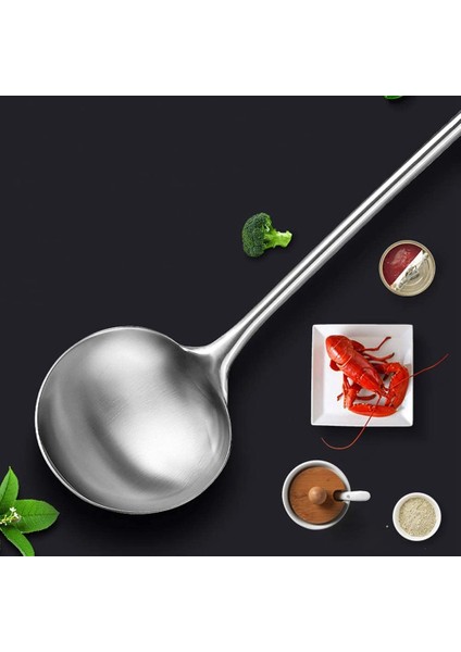 Çorba Kepçesi, Wok Spatula, Daha Uzun Saplı Kürek Kaşık Paslanmaz, Isı Direnci, Entegre Şekillendirme Dayanıklı Paslanmaz (Yurt Dışından) modelleri