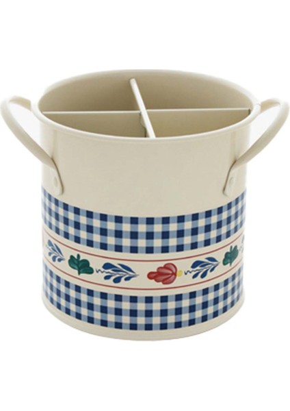 Vintage Kaşık Destekleri ve Tencere Klipsleri Mutfak Eşyaları Saklama Kutusu Tencere Çubuk Tutucu Sofra Takımı Kova Metal Kutular B (Yurt Dışından)