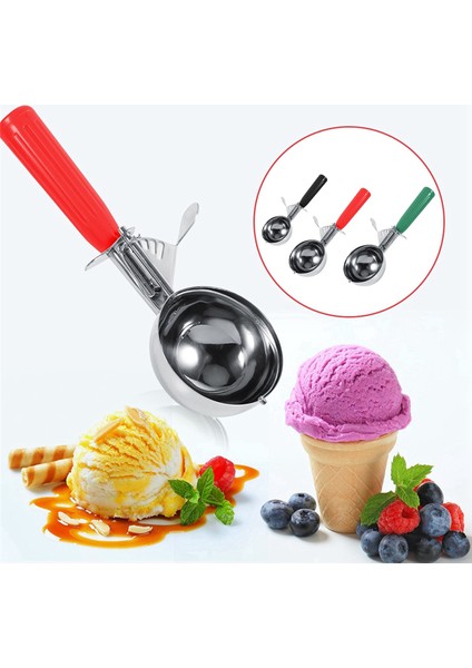 Dondurma Kaşığı Paslanmaz Çelik Yaylı Saplı Patates Püresi Karpuz Topu Yapıcı Meyve Kepçeleri Mutfak Aletleri (Yurt Dışından) modelleri