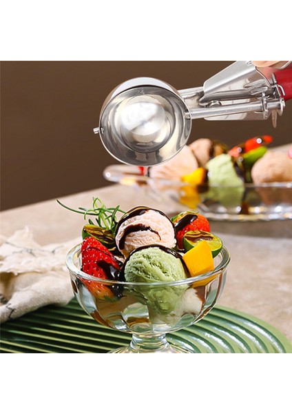 Dondurma Kaşığı Paslanmaz Çelik Yaylı Saplı Patates Püresi Karpuz Topu Yapıcı Meyve Kepçeleri Mutfak Aletleri (Yurt Dışından) indirimleri