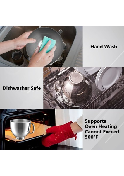 Kitchenaid Classic&artisan Serisi Için Paslanmaz Çelik Kase 4.5-5 Qt Açılır Kafalı Mikser, 5 Quart 304 Paslanmaz Çelik Kase (Yurt Dışından) modelleri