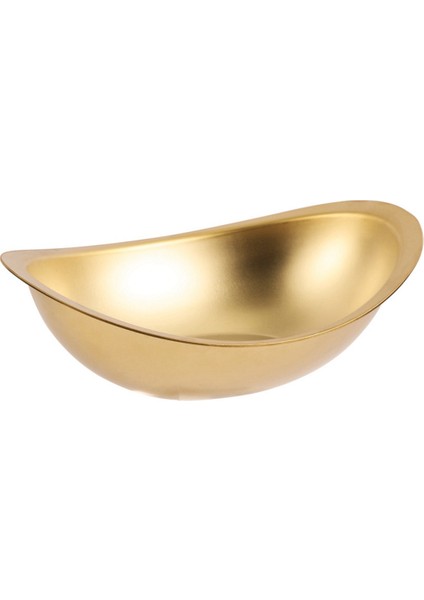 Paslanmaz Çelik Altın Külçe Kase Kore Salata Kasesi Ticari Tatlı Aperatif Kase Kore Mutfağı Sofra M (Yurt Dışından)