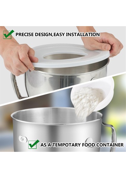 Paslanmaz Çelik Kase Kitchenaid 6 Quart Kase-Kaldırma Stand Mikseri Stand Mikseri ile Uyumlu,bulaşık Makinesinde Yıkanabilir (Yurt Dışından) fiyatları