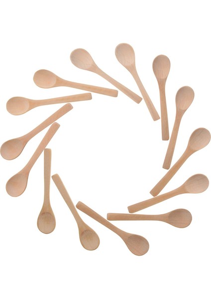 30 Parça Mini Tahta Kaşık Küçük Çorba Kaşığı Servis Kaşığı Çeşniler Kaşık Ahşap Bal Çay Kaşığı Ahşap Renk (Yurt Dışından) fiyatları