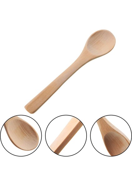 30 Parça Mini Tahta Kaşık Küçük Çorba Kaşığı Servis Kaşığı Çeşniler Kaşık Ahşap Bal Çay Kaşığı Ahşap Renk (Yurt Dışından) indirimleri