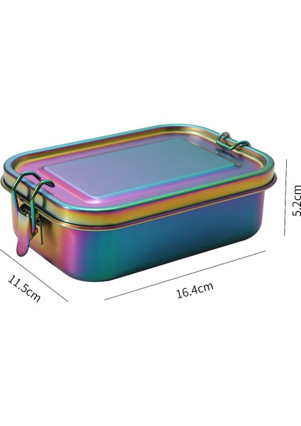 Çocuklar ve Yetişkinler Için Çıkarılabilir Bölücü Öğle Yemeği Kutusu ile Paslanmaz Çelik Bento Kutusu Sızdırmaz Metal Öğle Yemeği Kutusu (Siyah) (Yurt Dışından) indirimleri