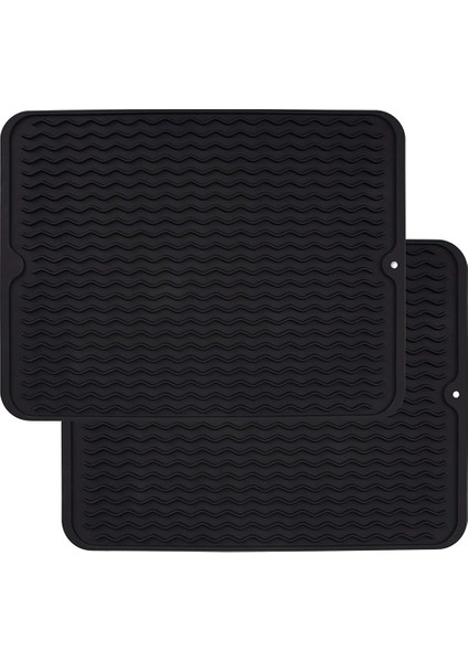 Adet Ilicone Kurutma Matı 40X30 cm Silikon Mat Isıya Dayanıklı Silikon Mat Kaymaz Kurutma Matı Mutfak Için (Yurt Dışından)