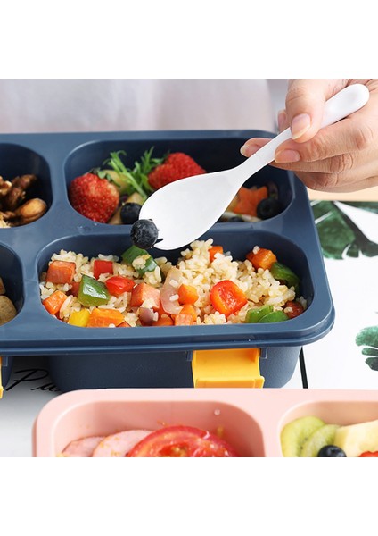 4 Izgara Plastik Öğle Yemeği Kutusu Bölünmüş Izgara Öğle Yemeği Kutusu Bento Kutusu Öğrenci Sıcak Sofra Büyük Kapasiteli Yalıtımlı Öğle Yemeği Kutusu Mavi (Yurt Dışından) modelleri