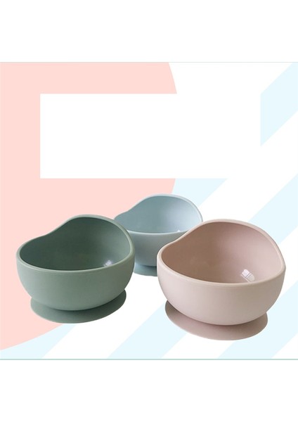 Silikon Bebek Mama Kabı Su Geçirmez Bebek Öğrenme Vakumlu Kabı Ek Gıda Kabı Turuncu (Yurt Dışından) modelleri