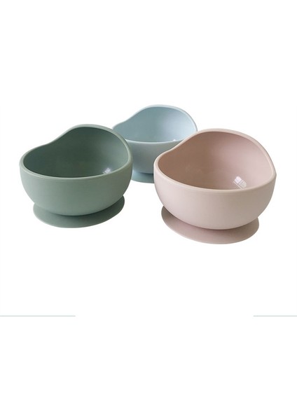 Silikon Bebek Mama Kabı Su Geçirmez Bebek Öğrenme Vakumlu Kabı Ek Gıda Kabı Turuncu (Yurt Dışından) indirimleri