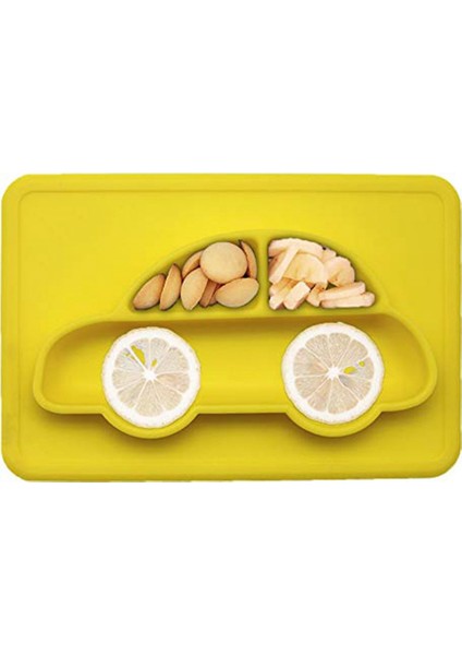 Bebek Yemekleri Bebek Kaseleri Bebek Erkek Kız Tabak Sofra Takımı Çocuk Yemek Kabı Çocuk Yemek Takımı Kaymaz Bebek Amerikan Servisi Sarı (Yurt Dışından) fırsatları