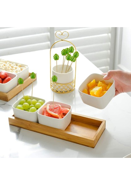 200 Adet Bambu Toplama Büfe Tropikal Yapraklar Cupcake Meyve Çatalı Tatlı Salata Çubuğu Kokteyl Şiş Parti Dekor Için (Yurt Dışından) fiyatları