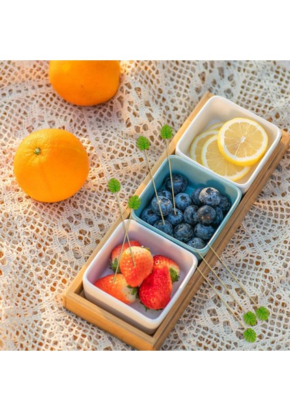 200 Adet Bambu Toplama Büfe Tropikal Yapraklar Cupcake Meyve Çatalı Tatlı Salata Çubuğu Kokteyl Şiş Parti Dekor Için (Yurt Dışından) modelleri