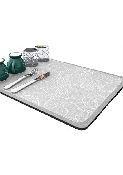 Drain Pad Kauçuk Bulaşık Kurutma Matı Süper Emici Süzgeç Matları Sofra Takımı Şişe Halıları Mutfak Yemek Takımı Placemat 50X60CM (Yurt Dışından) modelleri