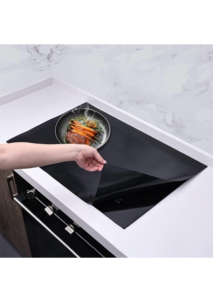 Büyük Indüksiyonlu Ocak Koruyucu Mat 20.4X30.7 Inç, Elektrikli Soba Brülörü Cam Üst Soba Kapağı Olarak Çizilmez Kapakları (Yurt Dışından)