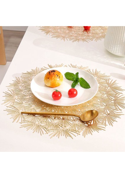 Pvc Bronzlaştırıcı Içi Boş Kaymaz Mutfak Placemat Coaster Yalıtım Pedi Bulaşık Sehpa Mat Ev Otel Dekor Gümüş (Yurt Dışından) fırsatları