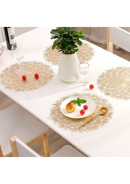 Pvc Bronzlaştırıcı Içi Boş Kaymaz Mutfak Placemat Coaster Yalıtım Pedi Bulaşık Sehpa Mat Ev Otel Dekor Gümüş (Yurt Dışından) indirimleri
