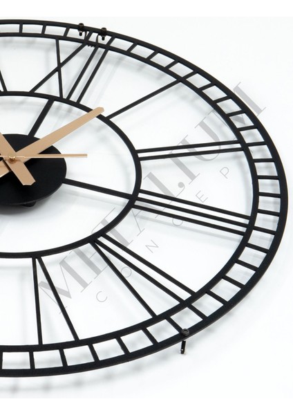 Dekoratif Roma Rakamlı Metal Duvar Saati 60X60CM indirimleri