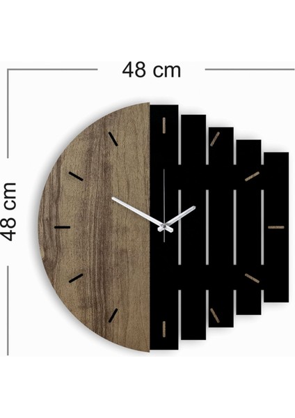 Dekoratif Modern Ahşap Duvar Saati Ritim indirimleri