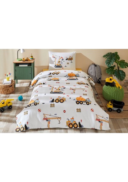 Builder Tek Kişilik Erkek Çocuk Pike Takımı