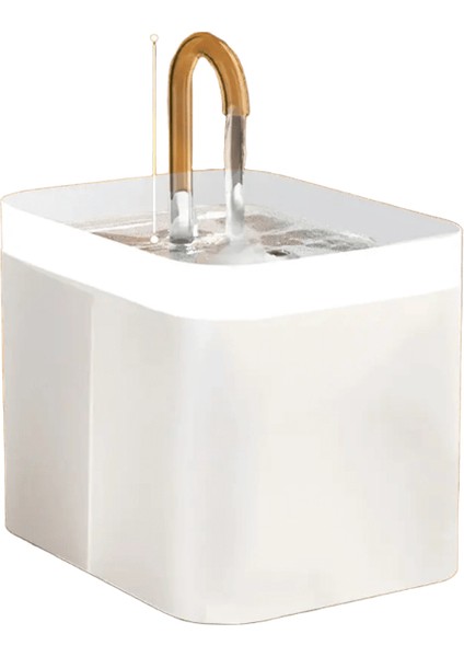 Ultra Şerif Kedi Su Çeşme Filtresi Akıllı Otomatik Evcil Köpek Su Dispenserburnout Önleme Pompası1.5l Geri Dönüş Filtrin Renk: Beyaz/boyut: USB Fiş (Yurt Dışından)