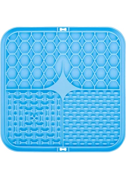 Köpekler Için Pet Yalan Silikon Mat Pet Yavaş Gıda Tabağı Köpek Banyo Distrective Silikon Köpek Enerji Yemek Eğitimi Köpek Besleyici Malzemeleri: 2 (Yurt Dışından)