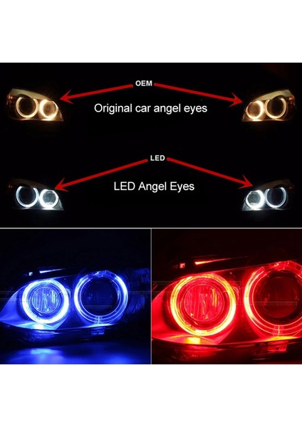 10W LED Melek Gözü Işaret Ampulü Sis Lambası Trim Işığı Mavi-Bmw E90 E91 3 Serisi 325I 328I 335I 2006-2008 (Yurt Dışından) fiyatları