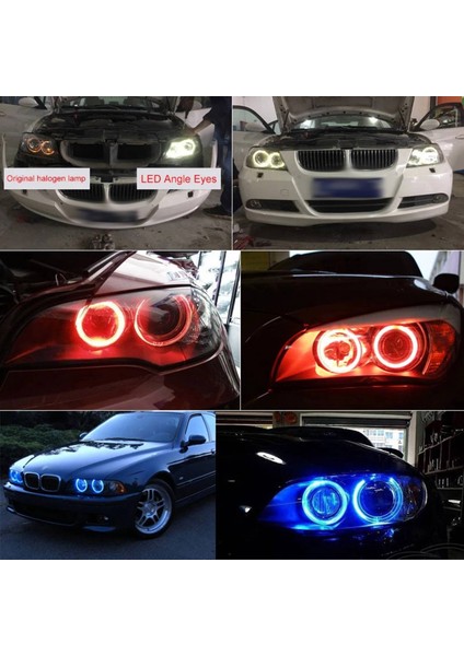 10W LED Melek Gözü Işaret Ampulü Sis Lambası Trim Işığı Mavi-Bmw E90 E91 3 Serisi 325I 328I 335I 2006-2008 (Yurt Dışından) fırsatları