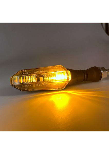 2 Adet Motosiklet LED Dinamik Dönüş Sinyali Gösterge Işığı Dönüş Sinyal Işığı Honda CB250 Kawasaki Yamaha Suzuki (Yurt Dışından) modelleri