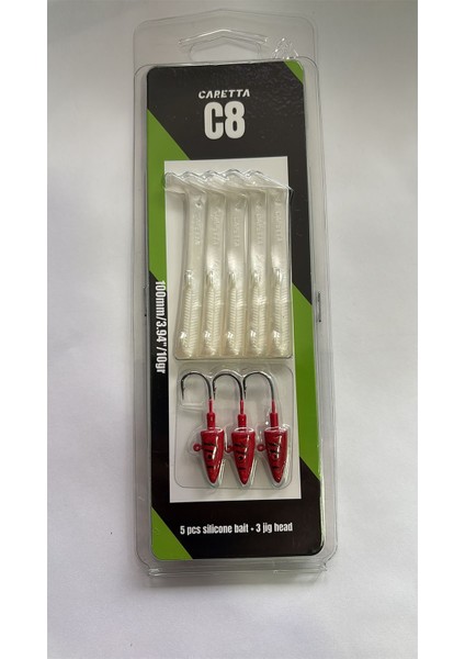 C8 10CM 10GR 5+3 Silikon Yem