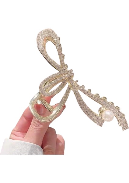 Rhinestone Saçak Plakası Köpekbalığı Klipsi Saç Aksesuarları (Yurt Dışından)