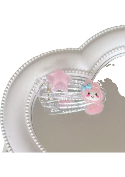 Dopamin Şeker Rengi Yıldız Saç Klipsi (Yurt Dışından)