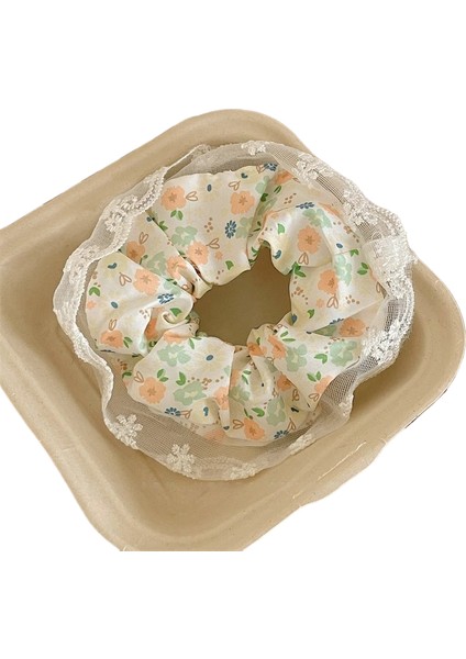 Küçük Taze Kumaş Kırma Çiçek Saç Halkası (Yurt Dışından)