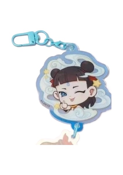 Nezha Karikatür Anahtarlık (Yurt Dışından)