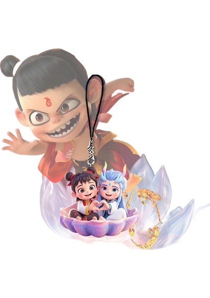 Nezha Karikatür Anahtarlık (Yurt Dışından)