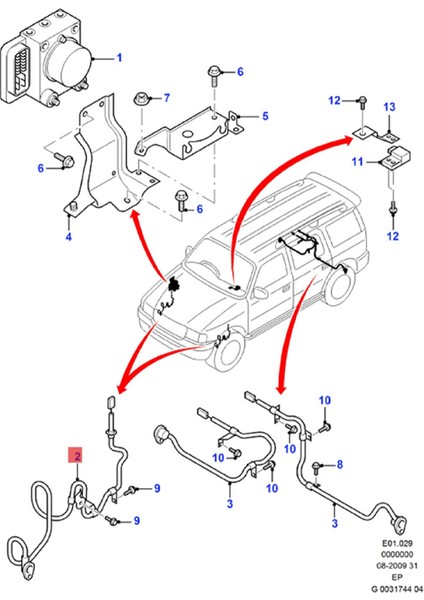 1 Çift Ön Sol/sağ Abs Tekerlek Hız Sensörü UM53-43-70X UM53-43-73X Ford Ranger Mazda Bt-50 1998-2012 UM53-43-70XA (Yurt Dışından) fiyatları