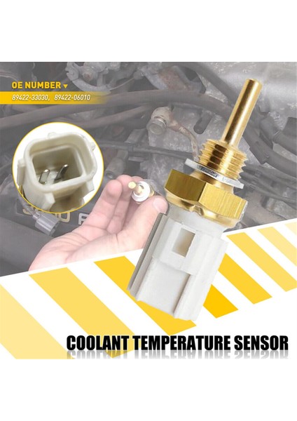 89422-33030 Yeni Motor Soğutma Suyu Silindir Kafası Sıcaklık Sensörü Toyota Lexus Scion Pontiac Için (Yurt Dışından)