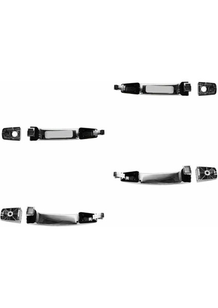 Adet Krom Abs Kapı Dış Kolu Kapakları Chevrolet Captiva Sport/aveo/saturn Vue 96468254 96468266 96468266 (Yurt Dışından)