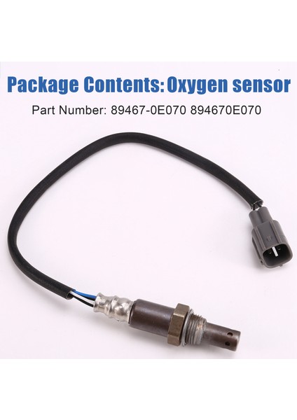 89467-0E070 O2 Oksijen Sensörü 894670E070 Toyota Highlander 2.7 ASU40 1ARFE 3ARFE 2009-2012 (Yurt Dışından)