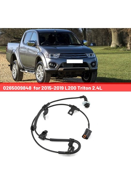 0265009848 Arka Sol Tekerlek Hız Sensörü Anti-Kilit Sensörü Otomobil 2015-2019 Mitsubishi L200 Triton 2.4l (Yurt Dışından) fiyatları