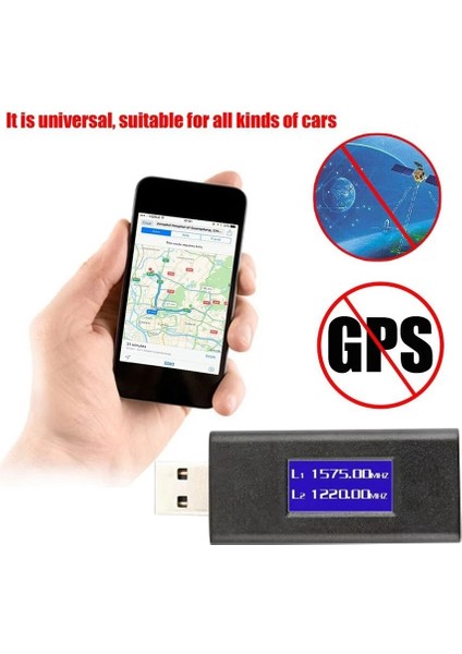 Araba Gps Sinyal Engelleyici 1555-1580 Mhz Gps + Beidou Çift Kanallı Sinyal Dedektörü Gizlilik Koruması Anti-Parazit Engelleyici (Yurt Dışından) modelleri