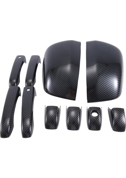 Karbon Fiber Ayna Kapakları+Kapı Kolu Kapakları Jeep Grand Cherokee Dodge Durango 2011-2020 (Yurt Dışından) fırsatları