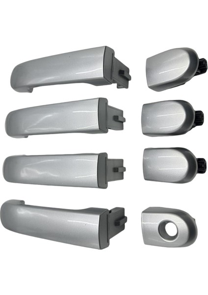 Nissan Versa 2007-2012 Için 1set/4 Kapı Kolu Krom 82641-EL12A 80644-EL12A 82646-EL12B 82640-EL12A Dış Kapı Çektirme Aparatı (Yurt Dışından)
