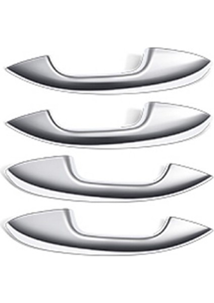 Adet Dış Kapı Kolu Ayar Kapağı Çıkartmalar Mercedes-Benz C/e/glc/glb/a/b/gle/gls/cla/gla-Sınıfı Krom (Yurt Dışından)