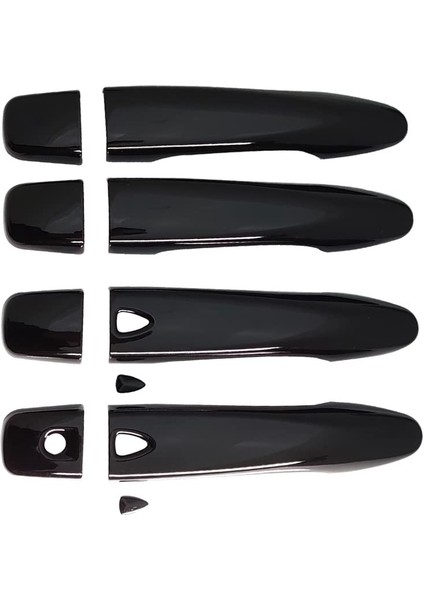 Nissan Murano 2015-2023 Rogue 2014-2019 Maxima 2016-2023 Dış Kapı Kolu Trim Aksesuarları (Parlak Siyah) (Yurt Dışından)