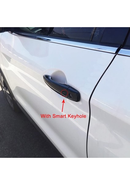 Nissan Murano 2015-2023 Rogue 2014-2019 Maxima 2016-2023 Dış Kapı Kolu Trim Aksesuarları (Parlak Siyah) (Yurt Dışından) fırsatları