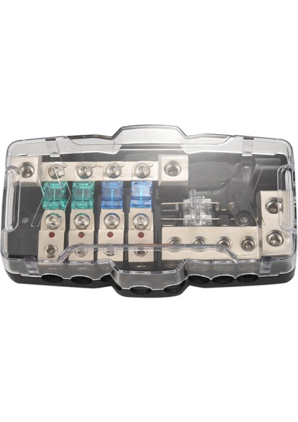 Çok Fonksiyonlu LED Araç Ses Stereo Anl Sigorta Tutucu Dağıtımı 0/4ga 4 Yollu Sigorta Kutusu Blok 30A 60A 80AMP (Yurt Dışından)