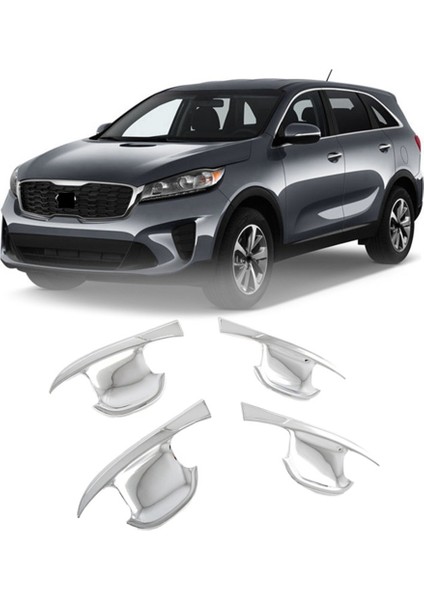 Kia Sorento Mq4 2020 2021 2022 Araba Dış Kapı Kolu Kase Kapağı Trim Sticker Için Krom (Yurt Dışından) fiyatları